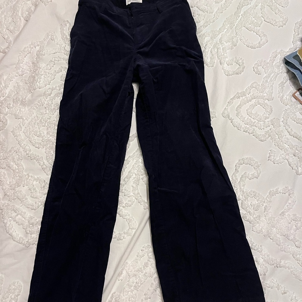 Navy Corduroy Pants